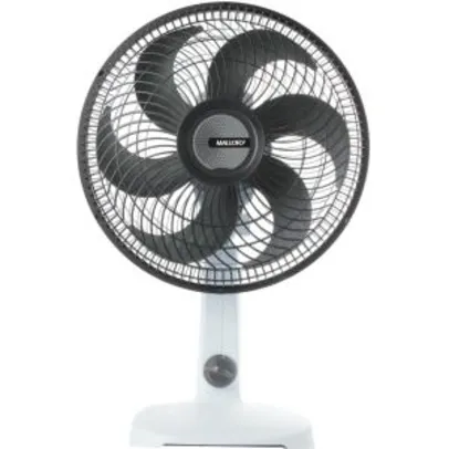 Ventilador Mallory TS30 Style, Turbo Silêncio, 6 Pás, 30cm, Preto / Branco - B9440120 - R$59