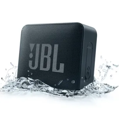 REEMBALADO: Caixa de Som Portátil JBL Go Essential Bivolt - Preto