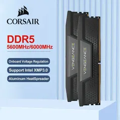 [Moedas/ APP/ Imposto incluso] Memória RAM DDR5 CORSAIR VENGEANCE - 16GB 6000MHz CL36