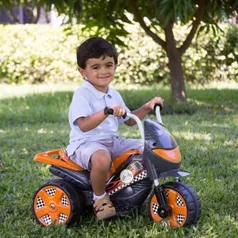 [Americanas] Moto Elétrica Infantil TR1002SC Speed Cinza e Laranja 3km/h - brink+ por R$ 150