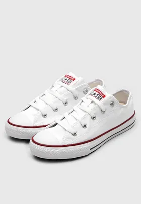 Tênis Infantil Converse CT AS CORE OX Unissex Branco