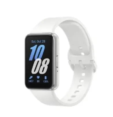 Smartwatch Samsung Galaxy Fit 3, Bluetooth 5.3, Display 1.6", Tela AmoLED, Prata - Sm-R390