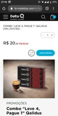 Cápsulas de Café - Combo “Leve 4, Pague 1” Qalidus | R$20