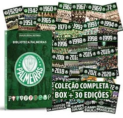 Coleção Oficial Histórico Palmeiras - Box Completo com 30 pôsteres