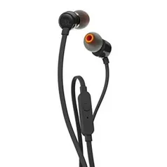 Fone de Ouvido, JBL, Tune 110 Intra-Auricular, Preto