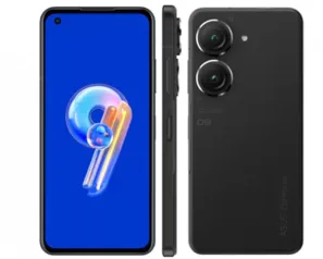 Smartphone Asus Zenfone 9 128GB Preto 5G - 6GB RAM 5,92” Câm. Dupla + Selfie 12MP Dual Chip