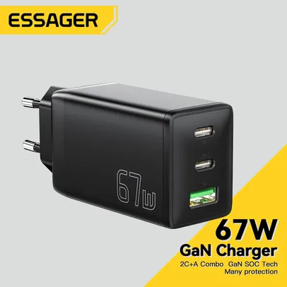 Carregador Essager Tipo C, 67w