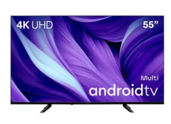 Smart TV DLED 55'' 4K Multi Android, 4 HDMI, 2 USB - TL057M