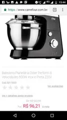 BUUUUG!!! batedeira planetária Oster inox