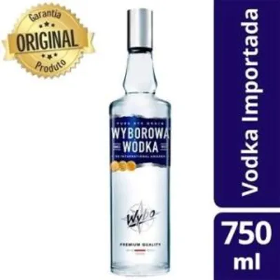 Vodka Wyborowa 750 ml - R$36