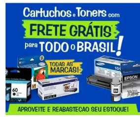 Cartucho de todas as marcas com frete grátis