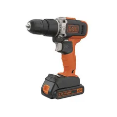 Parafusadeira e Furadeira de Impacto 20V a Bateria Black & Decker