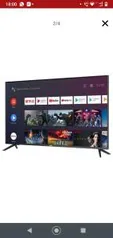 SMART TV LED 55" JVC LT-55MB508 Ultra HD 4K Android Google Assistance Dolby Digital Stereo Plus 4 HDMI 3 USB