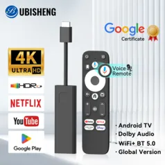 [R$183"MOEDAS"/IMP.INC/GPAY] TV Stick GD1 4K 2GB/16GB #Aliexpress 🇨🇳