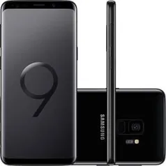 Smartphone Samsung Galaxy S9 Dual Chip Android 8.0 Tela 5.8" Octa-Core 2.8GHz 128GB 4G Câmera 12MP - Preto | R$2.378