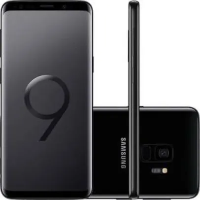 Smartphone Samsung Galaxy S9 Dual Chip Android 8.0 Tela 5.8" Octa-Core 2.8GHz 128GB 4G Câmera 12MP - Preto | R$2.378