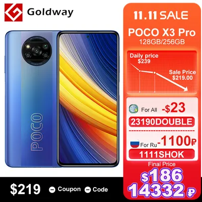 (11.11) POCO X3 Pro 6GB 128GB