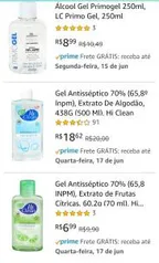 [PRIME] Seleção promocional de álcool em gel