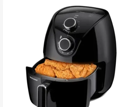 Fritadeira Elétrica Air Fryer Multilaser Gourmet sem Óleo 4 Litros 220V Preta - CE222