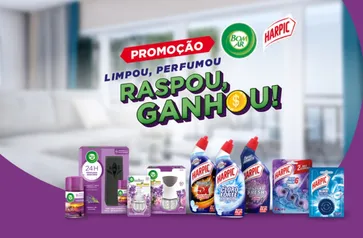 RASPOU GANHOU BOM AR E HARPIC