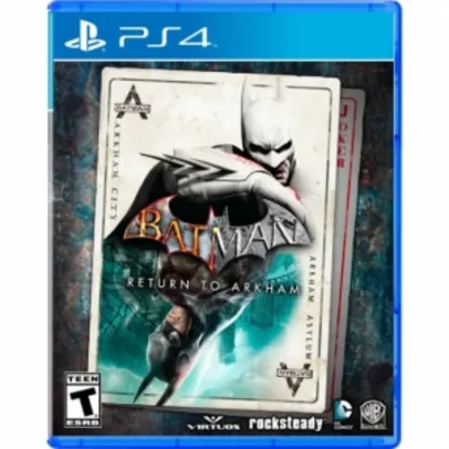 [Shoptime] Batman Return to Arkham para PS4 - R$ 158,39
