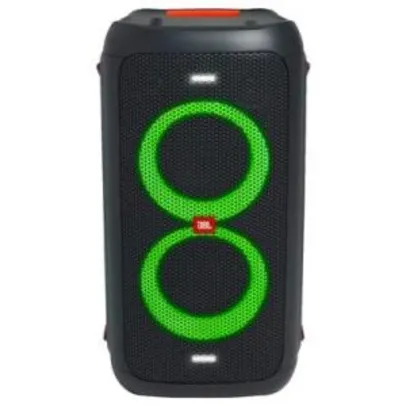 Caixa de Som Torre JBL PartyBox 100, LED, Bluetooth, 160W RMS | R$1.799