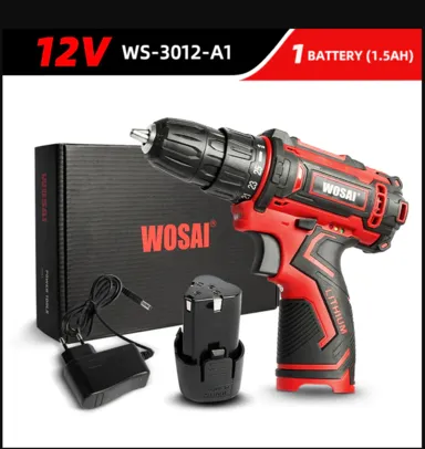 Parafusadeira Wosai 12v WS-3012-A1