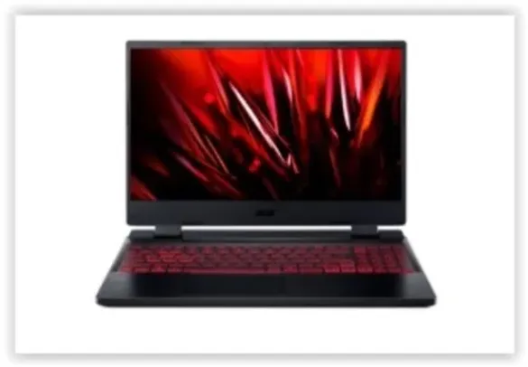 Notebook Gamer Acer Nitro 5 AMD Ryzen 5 7535HS, 8GB, NVIDIA RTX 3050, SSD 512GB, 15.6 Full HD, Linux Gutta, Preto - AN515-47-R5SU