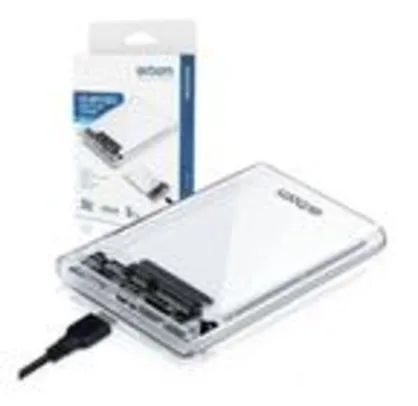 Case Para Hd Externo Transparente Notebook Sata 2.5 Usb 3.0 - Exbom