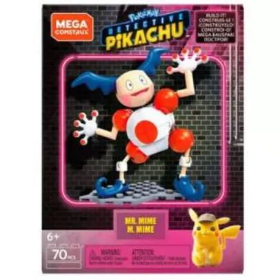 Blocos de Montar - Mega Construx - Pokémon - Detetive Pikachu - Figura Pequena - Mr. Mime - Mattel | R$ 50
