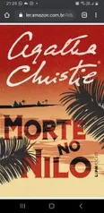 Morte no Nilo - Agatha Christie (preço kindle) | R$ 9