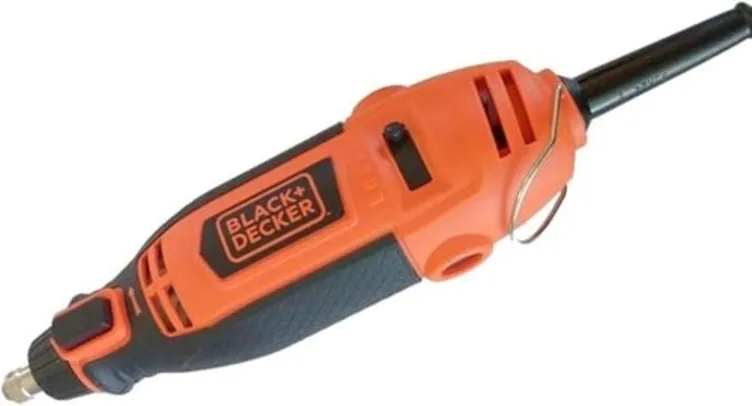 Black Decker Kit Micro Retifica, para Cortes e Desbastes, com 113 Acessórios, Modelo ‎RT18KA, 220V