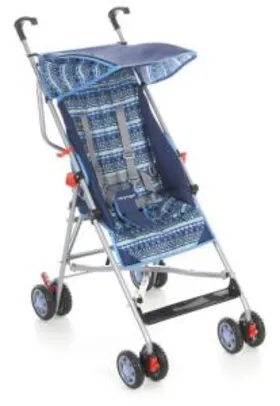 Carrinho de Bebê Umbrella Slim Azul - Voyage R$175