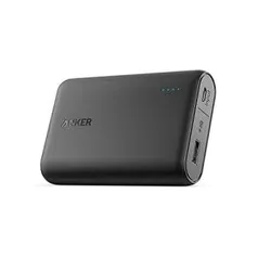 Carregador Portátil Power Bank, 10.000Mah, Anker, Preto | R$130