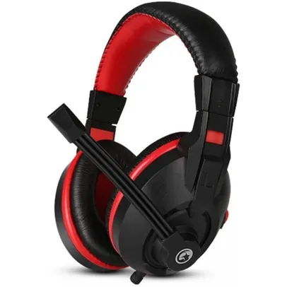 Headset Gamer Marvo H8321P, Com Fio, Black/Red, H8321P | R$59