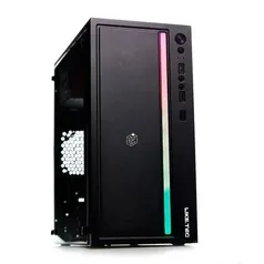 Gabinete Gamer Liketec Craft, Mid Tower, RGB, M-ATX, MINI-ITX, Lateral em Acrílico, Preto - LC-MT-CRAFT-2021