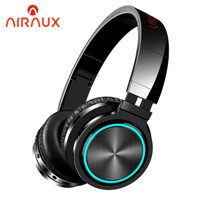 BlitzWolf AIRAUX ER1 Bluetooth Wireless Headphones RGB Light HD Call TF | R$ 104