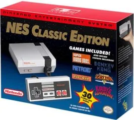 Console Nintendo Nes Classic Edition + 30 Jogos Na Memória - R$9999