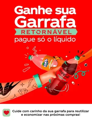 Coca-Cola: Ganhe sua garrafa retornável 