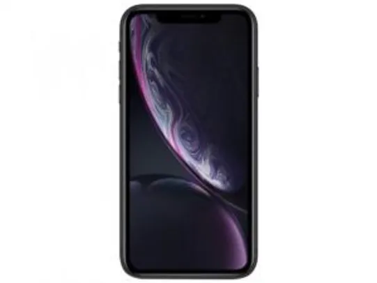 iPhone XR Apple 128GB Preto 4G Tela 6,1” Retina - Câmera 12MP + Selfie 7MP iOS 12 Proc. Chip A12