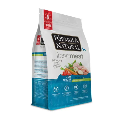 [PRIME] Ração Fórmula Natural Fresh Meat Frango Cães Adultos Mini e Pequeno 2,5kg | R$79