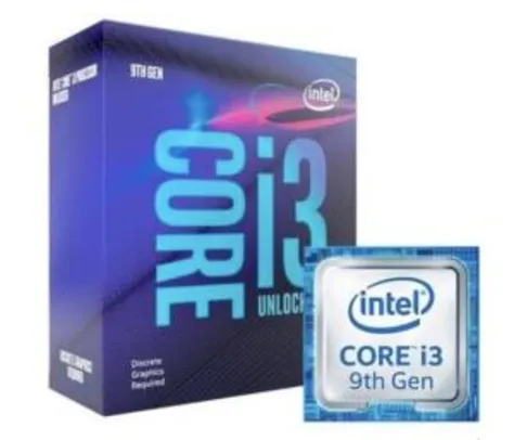Processador Intel Core i3-9350KF Coffee Lake, Cache 8MB, 4GHz (4.6GHz Max Turbo) R$499,90
