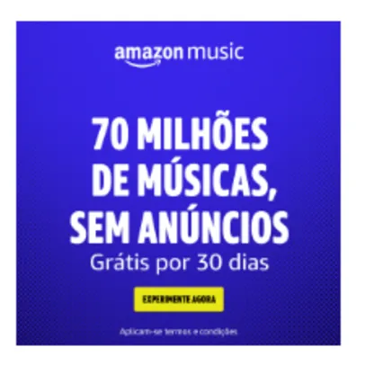 Amazon Music Unlimited - 30 DIAS GRÁTIS