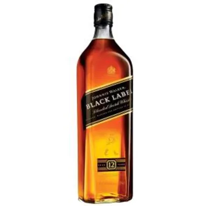Whisky Johnnie Walker Black Label 12 Anos - 1 Litro R$130