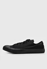 Tênis Converse Chuck Taylor All Star Monochro Preto Tam. 33 ao 39