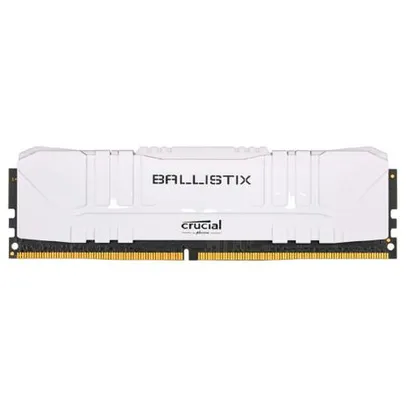 Memória Crucial Ballistix, 8GB, 3600MHz, DDR4, CL16, Branca - BL8G36C16U4W 