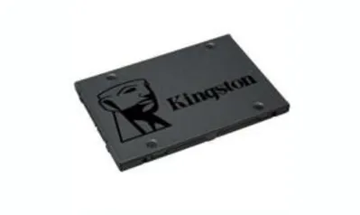 SSD Kingston A400, 240GB, SATA, Leitura 500MB/s, Gravação 350MB/s - R$209