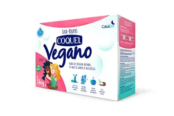 Lava Roupas em Pó Coquel Vegano 1Kg