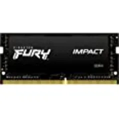 Memória Kingston Fury Impact, 16GB, 2666MHz, DDR4, CL15, Para Notebook