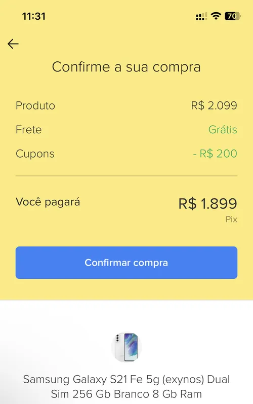 Imagen na descrição da promoção